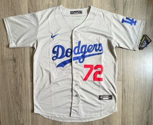 Los Angeles Dodgers Rojas gray jersey