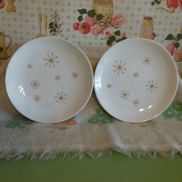 Vintage Royal China Star Glow Atomic Starburst