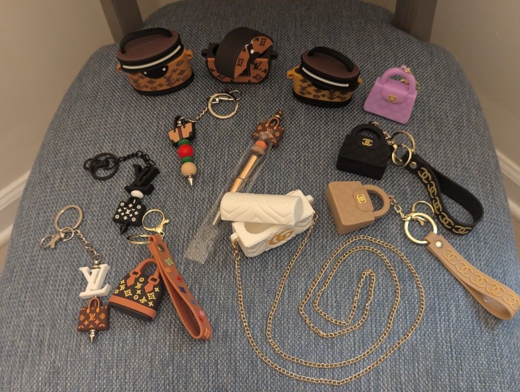 Custom Airpod Cases Bag Charms And Pens