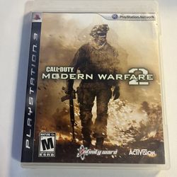 Call of Duty: Modern Warfare 2 PS3 PlayStation 3 Complete with Manual Tested
