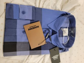 Burberry London Button Down Long Sleeve Men Shirt Sz. 2XL Slim fit