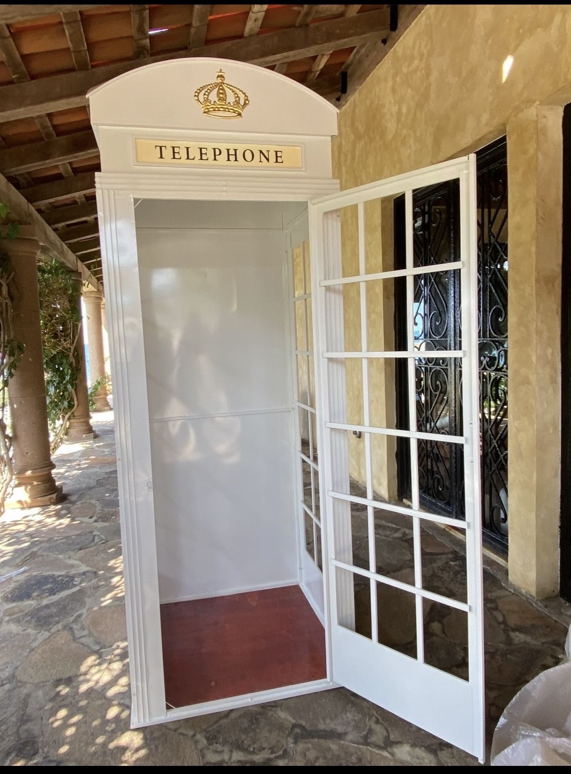 Metal Telephone Booth
