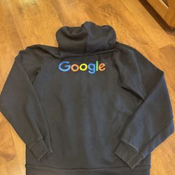 Men’s American apparel Google full zip hoodie size extra large shipping available