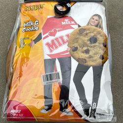 Milk And Cookie Halloween Costume. New! Never Worn