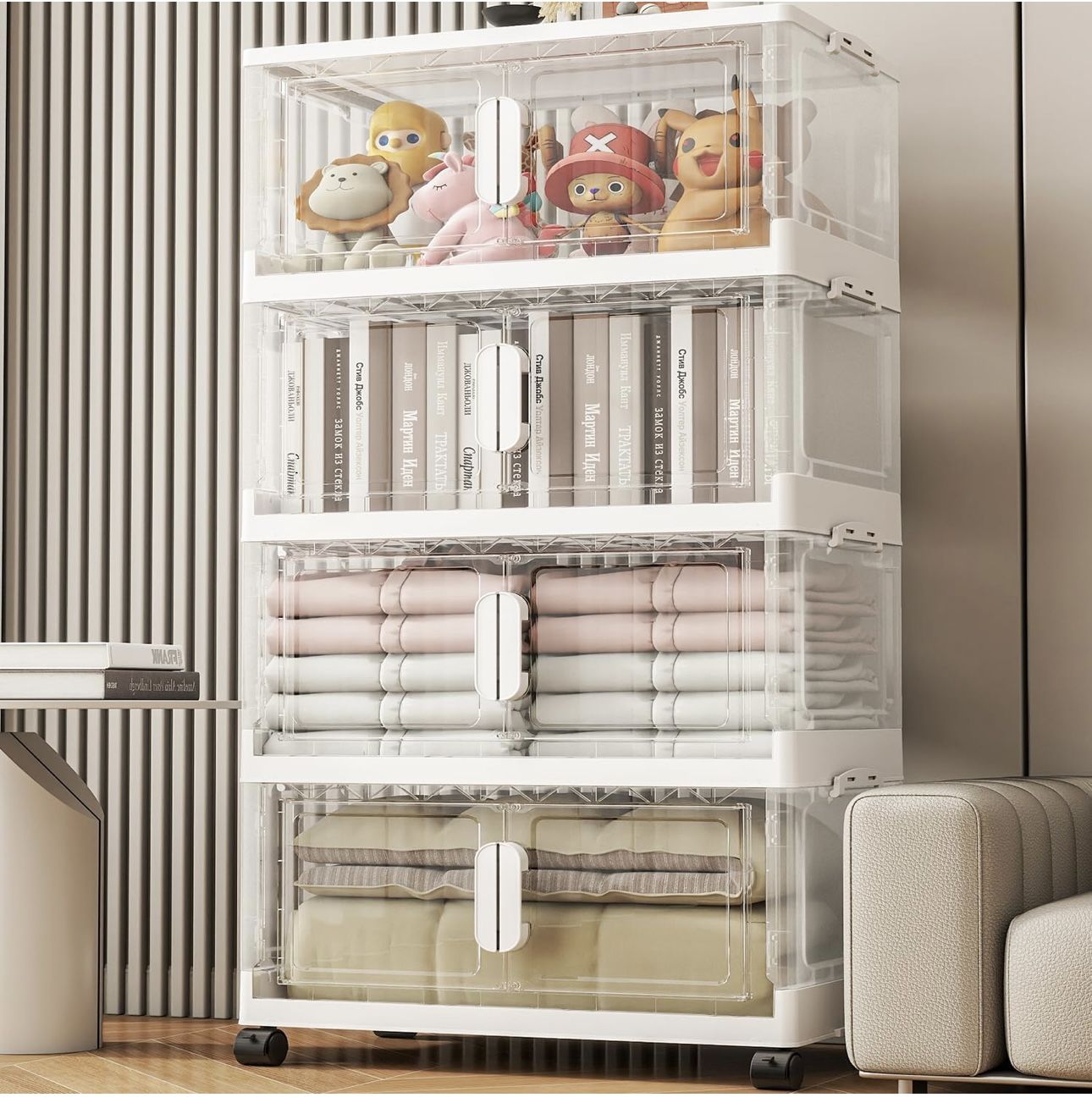 Storage Bins with Lid