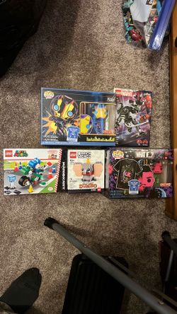 $5 EACH UNOPENED FUNKO AND LEGOS SETS