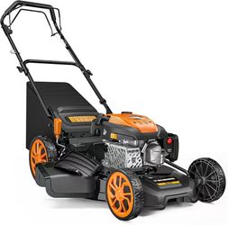 ❤️‍🔥 #w 21-inch self-propelled gas lawn mower,