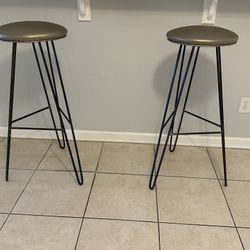 Custom Metal Barstools X2