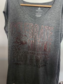 Disney 2018 Wine Festival Commemorative Shirt