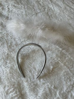Halloween Silver Angel Halo Headband 