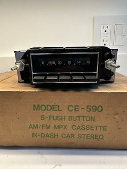 Vintage Delco AM Car Stereo