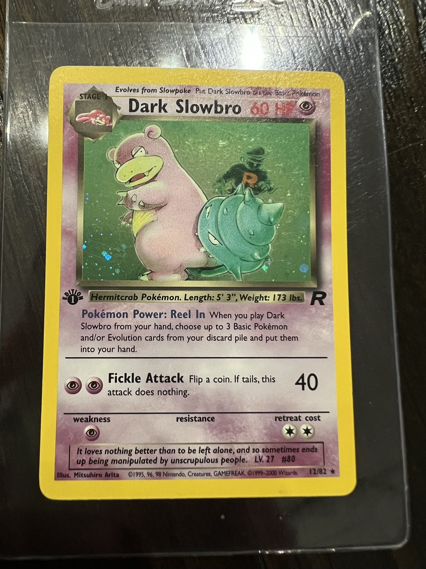 Pokemon - Dark Slowbro 1st Edition (Good condition)