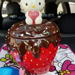 Hello Kitty Strawberry Cookie Jar UFT