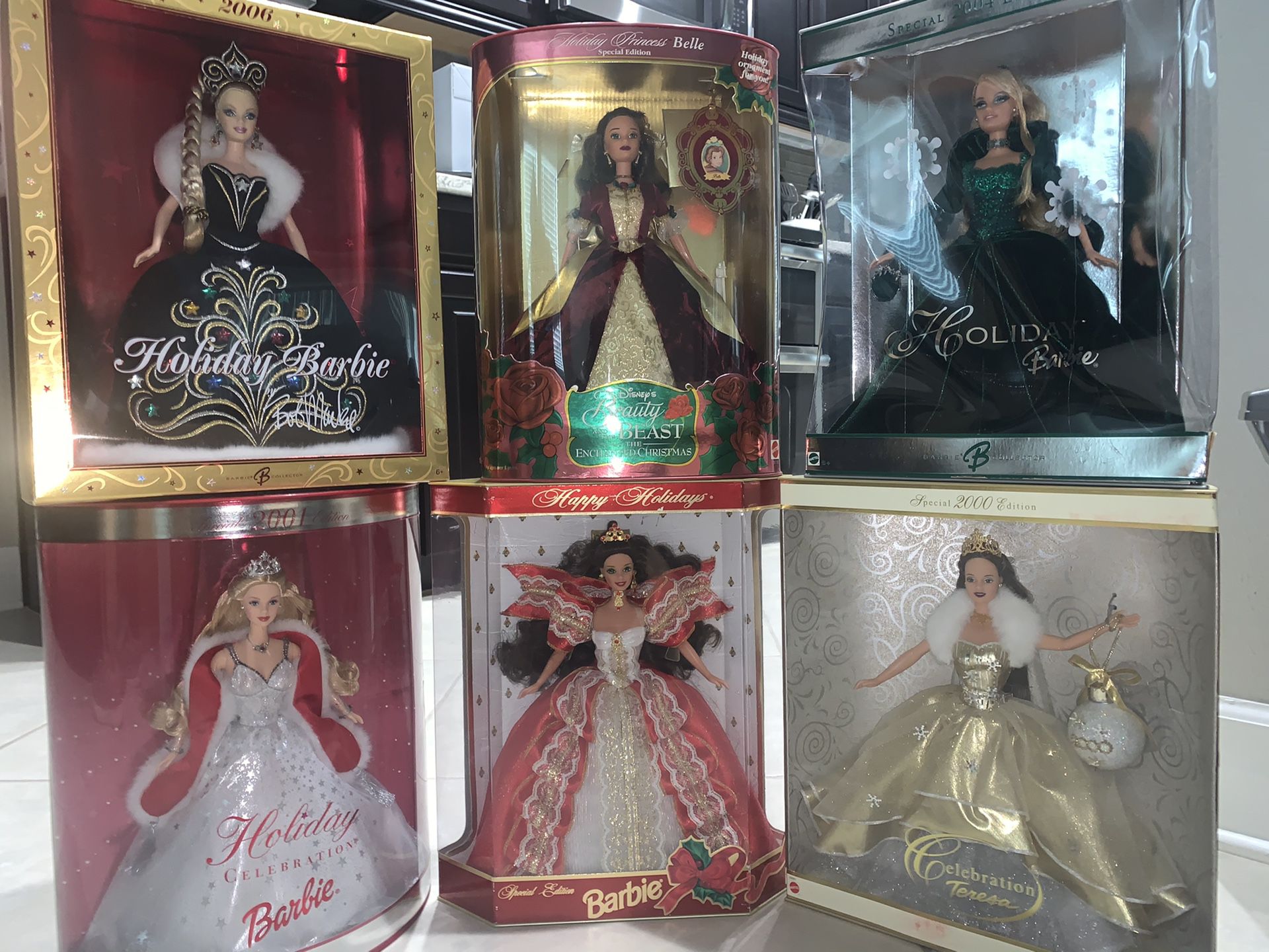 Holiday Barbies (1997-2006) Never Opened