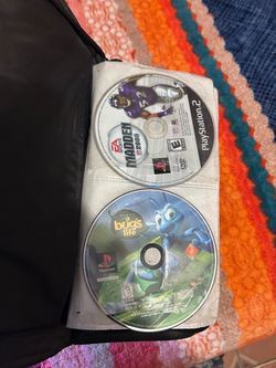 PS2 & PS1 Game Discs – Madden 2005 & A Bug's Life