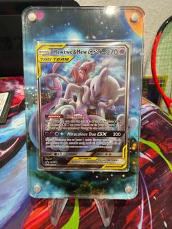 Pokemon Mewtwo and Mew GX