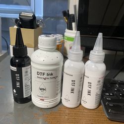 DTF Ink White  & Black Color 