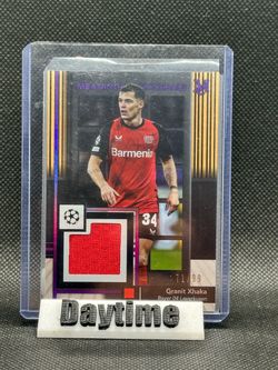25 topps museum meaningful materials patch /99 granit xhaka