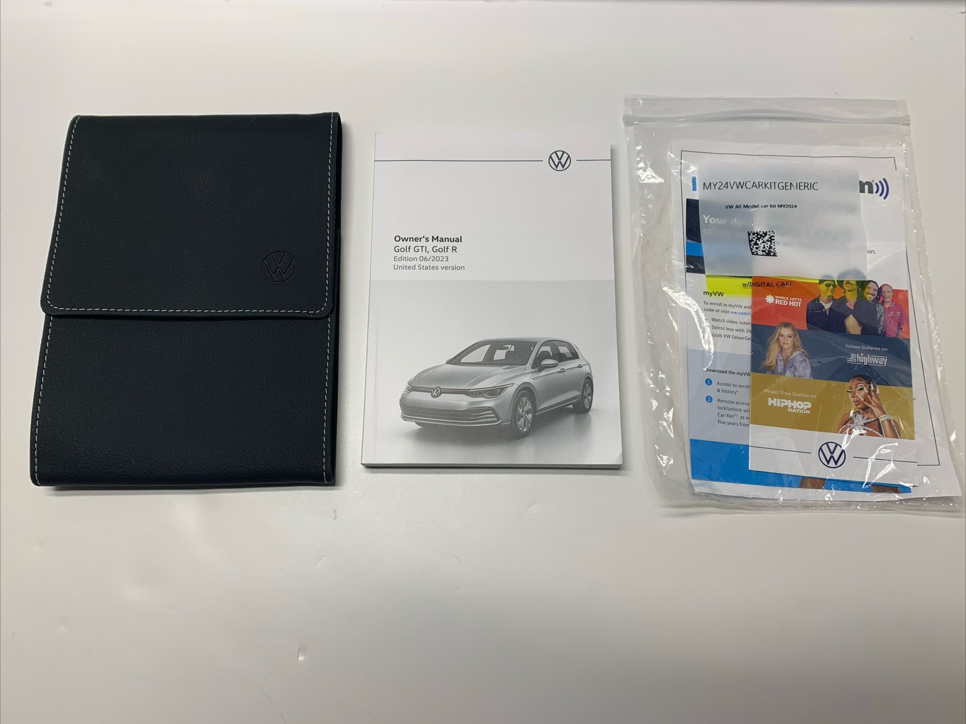 2024 VW Volkswagen Golf GTi And Golf R Owner’s Manual Set