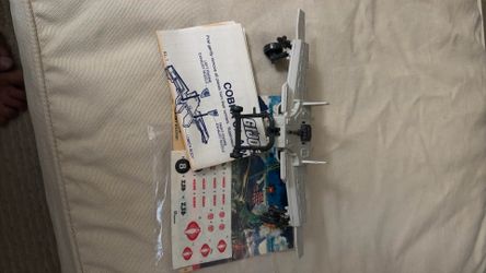 Vintage 1984 G.I. Joe Cobra C.L.A.W. Glider + Stickers & Manual