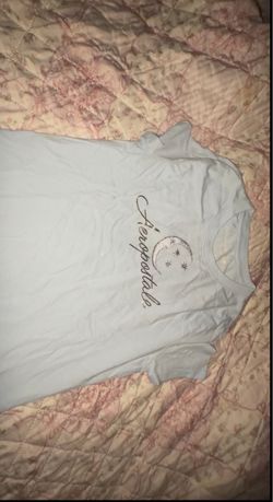 Aéropostale Light Blue Graphic T-Shirt