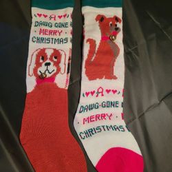 Two Dog Christmas Stockings