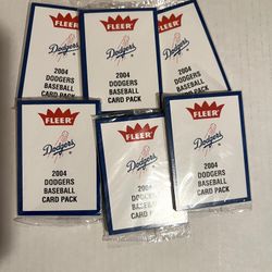 Dodgers - FLEER 2004 Baseball Cards  Pack - New 