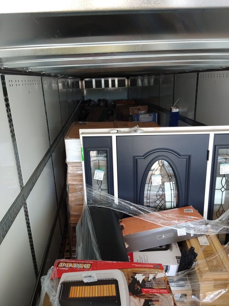 Full truckload of returns over stock shelf pulls 24 to 26 pallet spaces direct ship no middle man