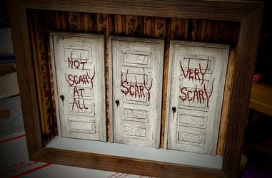 IT 3 Door Scene Diorama