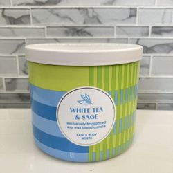 Bath and Body Works Candle White Tea & Sage