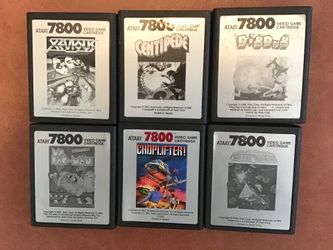 Atari 7800 Game Lot Tested Ms Pac-Man