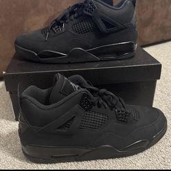 Air Jordan 4 “Black Cat” FV5029-010 Size 11 / 10.5 /  9
