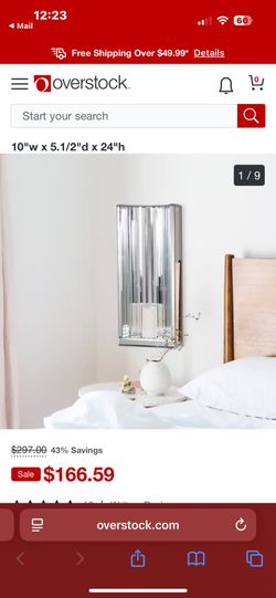 Mirrored Wall Sconce