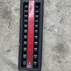 Husky 11 Piece 1/2 Drive Impact Socket Set