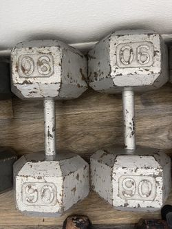 90 Pound Dumbbells