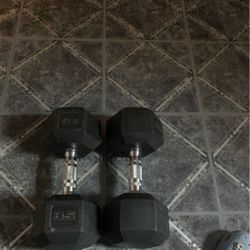35 Lb Dumbbells 