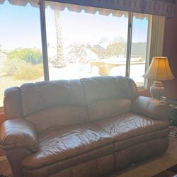Leather Couch