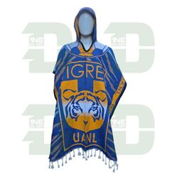 Tigres UANL Hooded Poncho