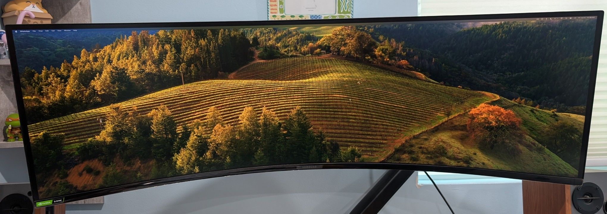 Samsung 49” Odyssey G9 Gaming Monitor + Premium VIVO Desk Mount Arm- No Box - $900