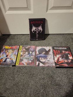 Action Anime DVD LOT of 5 (LATHROP PICKUP ONLY)
