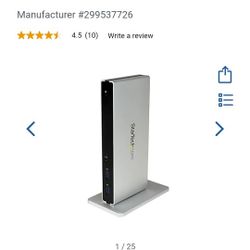 https://offerup.com/redirect/?o=U3RhclRlY2guY29t USB 3.0 Docking Station - Compatible with Windows / macOS - Dual DVI Docking Station Supports Dual Mo
