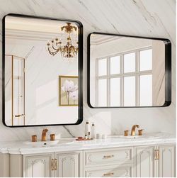 Black Bathroom Mirror (NEW)