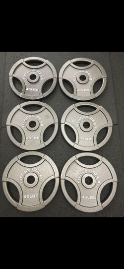 Fitness Gear Olympic Weight Plates (45#x2=$90)