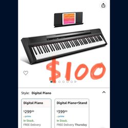 Donner DEP-10 88 Key Semi Weighted Portable Digital Piano Keyboard With One Pedal