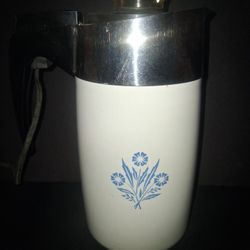 Corningware Cornflower Percolator 
