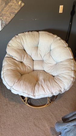 🚚 MOVING THIS WEEK – Must Sell! Papasan Chair | Bowl Chair | Reading Chair | Boho Rattan Furniture