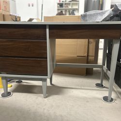 Wood desk, Storage Seat, wall Shelf With Hooks