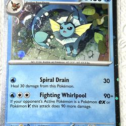  Vaporeon Cosmos Holo  Black Star Promo