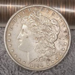 1890 S Morgan Silver Dollar 
