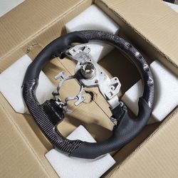POFENZE Carbon Fiber Steering Wheel